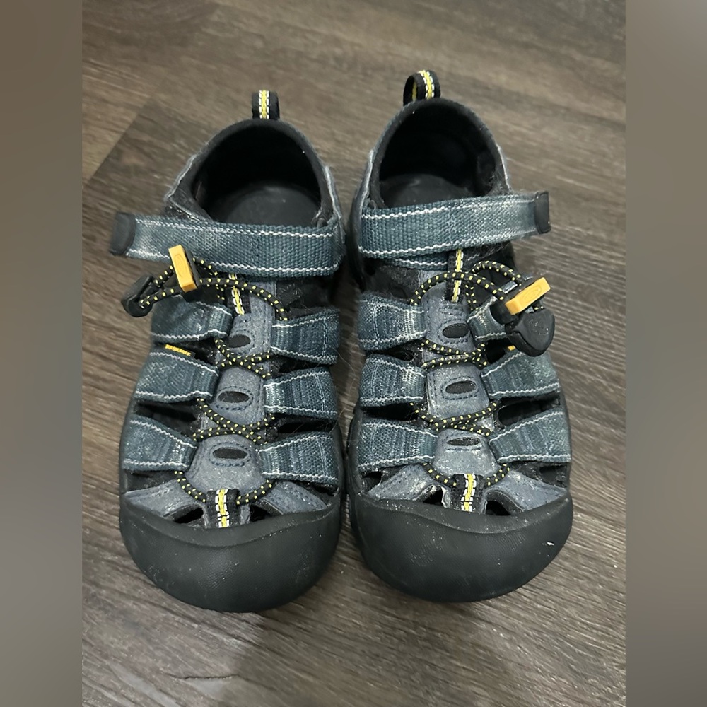 Little Kids Keen Waterproof Sandals, navy, size 1